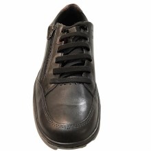 Plus Size Zip Slip-On Shoe 2 - Colours Black, Cognac - Big